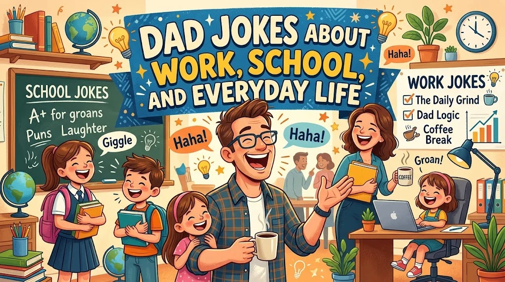 Dad Jokes About Work, School, and Everyday Life