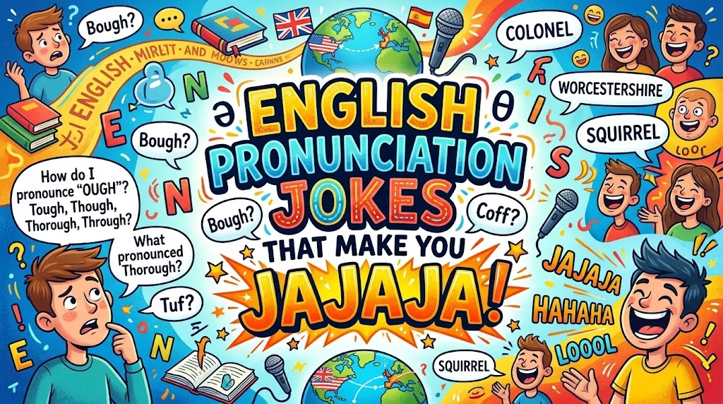 English Pronunciation Jokes That Make You Jajaja