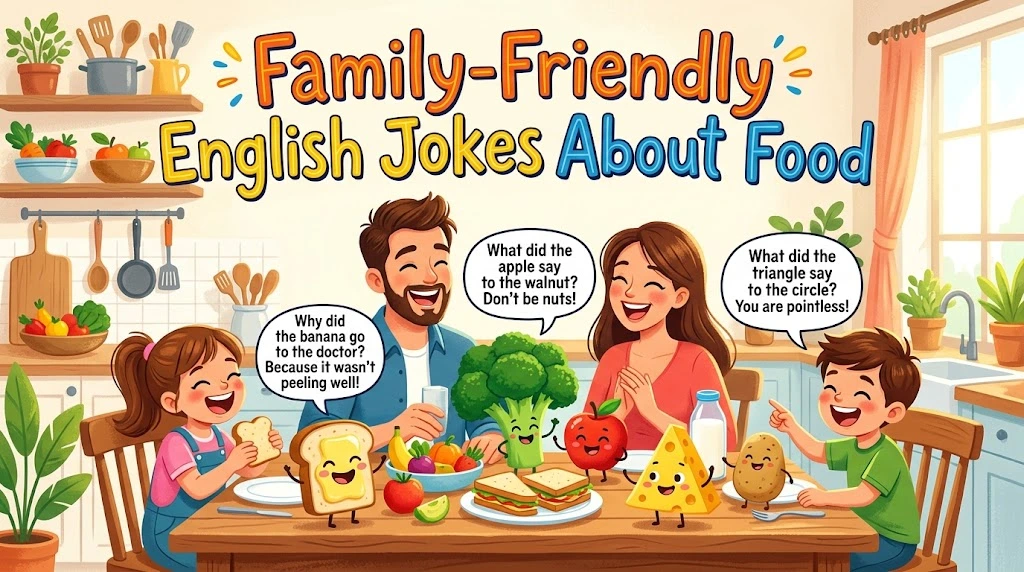 Family-Friendly English Jokes About Food