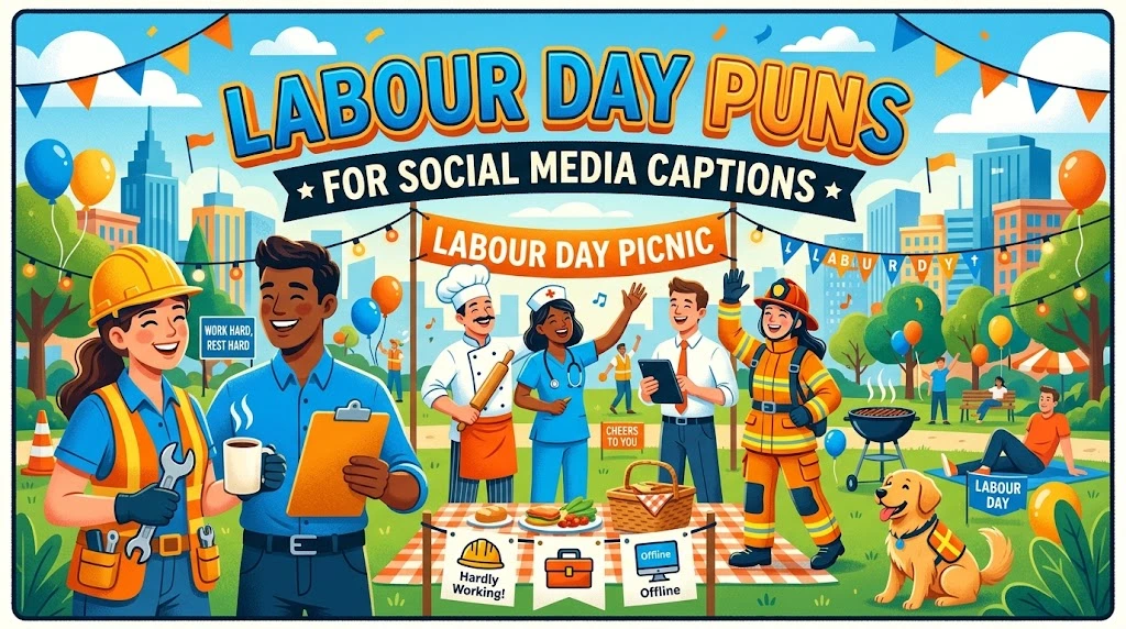Labour Day Puns for Social Media Captions