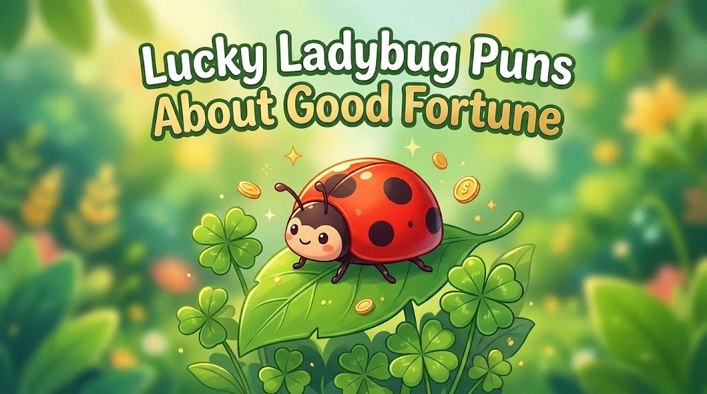 Lucky Ladybug Puns About Good Fortune