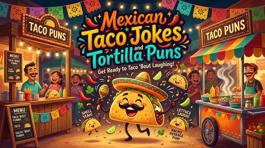 Mexican Taco Jokes and Tortilla Puns