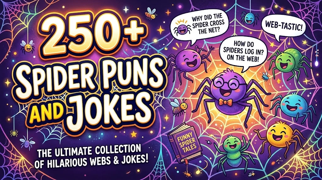 Spider Puns and Jokes