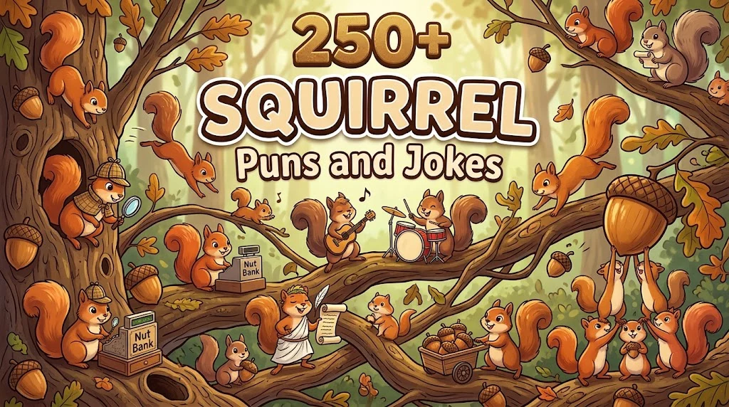 Squirrel Puns and Jokes