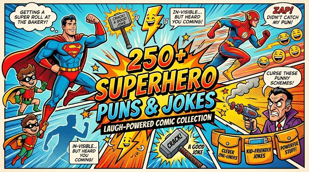 Superhero Puns and Jokes
