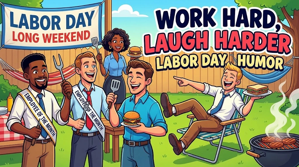 Work Hard, Laugh Harder Labor Day Humor