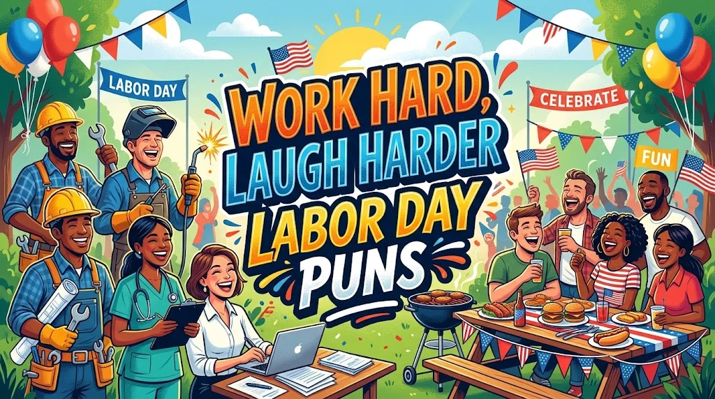 Work Hard, Laugh Harder Labor Day Puns