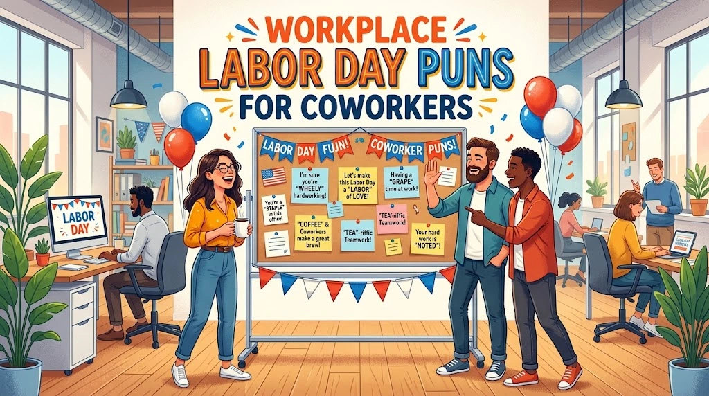 Workplace Labor Day Puns for Coworkers